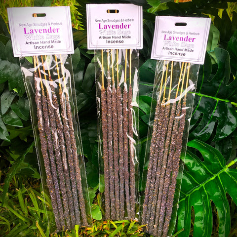 New Age Artisan Handmade Incense Lavender White Sage
