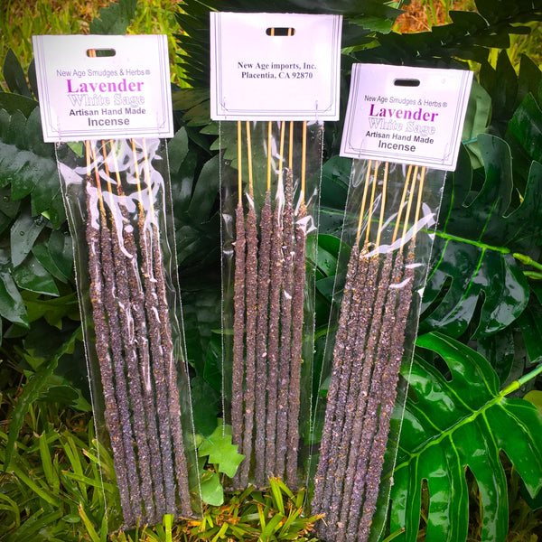 New Age Artisan Handmade Incense Lavender White Sage