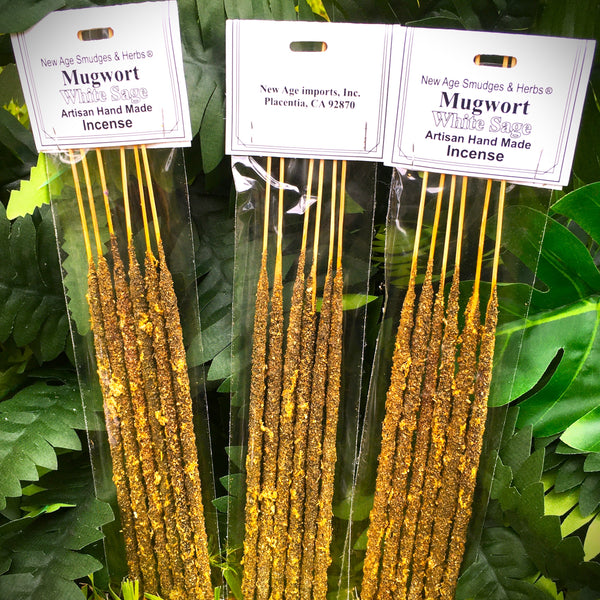 New Age Artisan Handmade Incense Mugwort White Sage