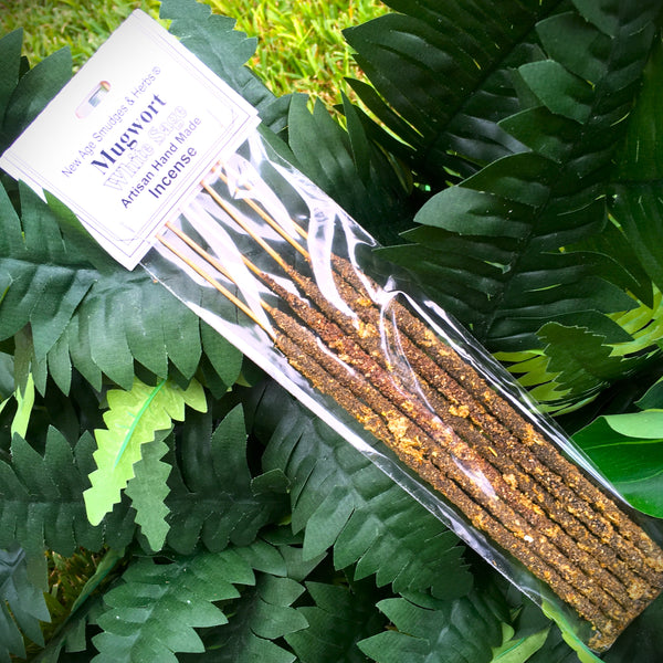 New Age Artisan Handmade Incense Mugwort White Sage