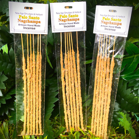 New Age Artisan Handmade Incense Palo Santo Nag Champa