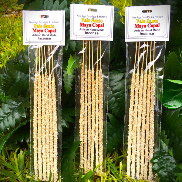 New Age Artisan Handmade Incense Palo Santo Maya Copal