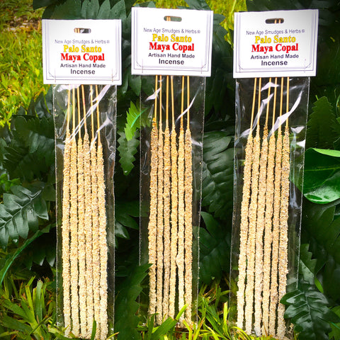 New Age Artisan Handmade Incense Palo Santo Maya Copal