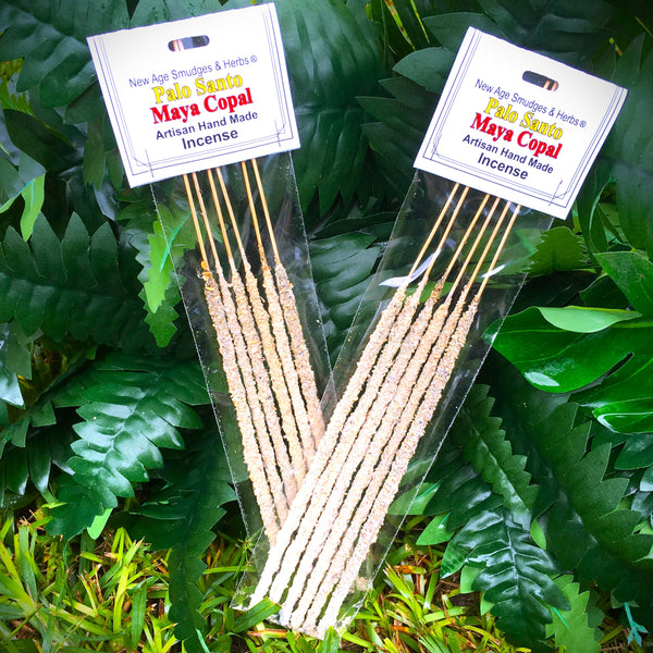 New Age Artisan Handmade Incense Palo Santo Maya Copal