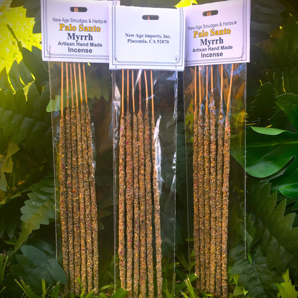 New Age Artisan Handmade Incense Palo Santo Myrrh