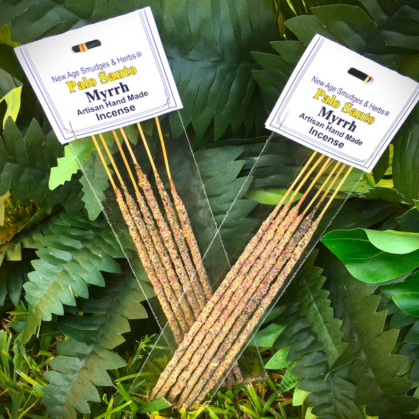 New Age Artisan Handmade Incense Palo Santo Myrrh