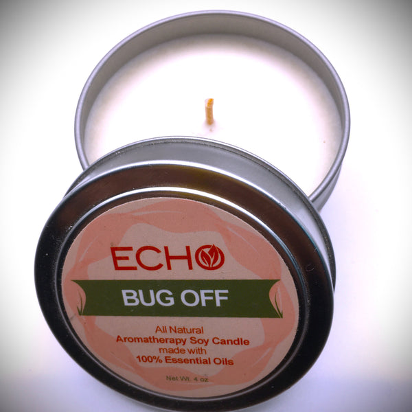 Echo Aromatherapy 100% Essential Oils Candle Bug Off All Natural