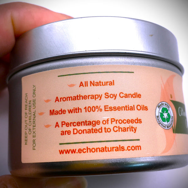 Echo Aromatherapy 100% Essential Oils Candle Bug Off All Natural