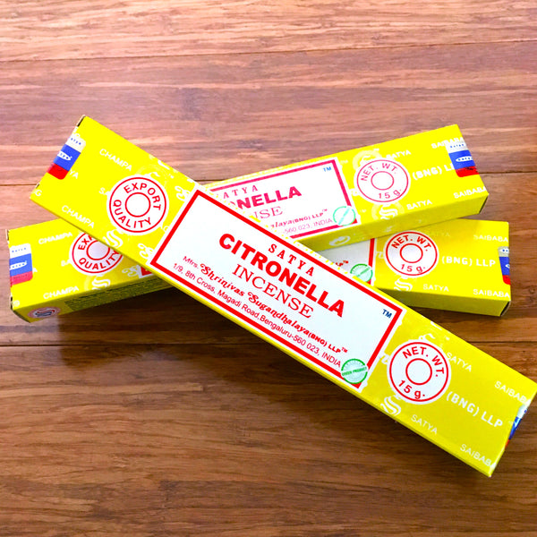 Citronella Incense Satya Nag Champa