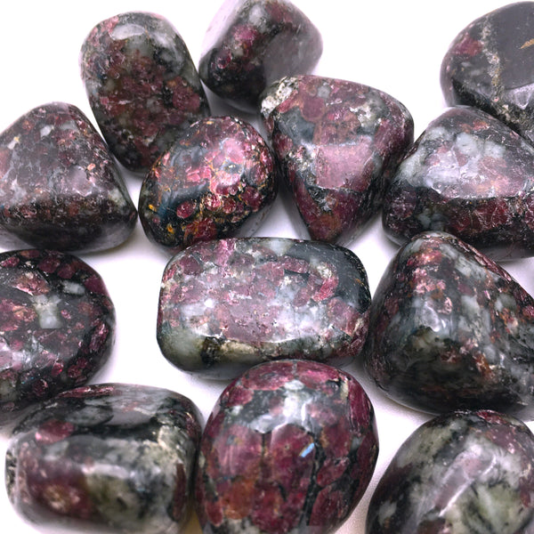 Black Eudialyte Tumbled