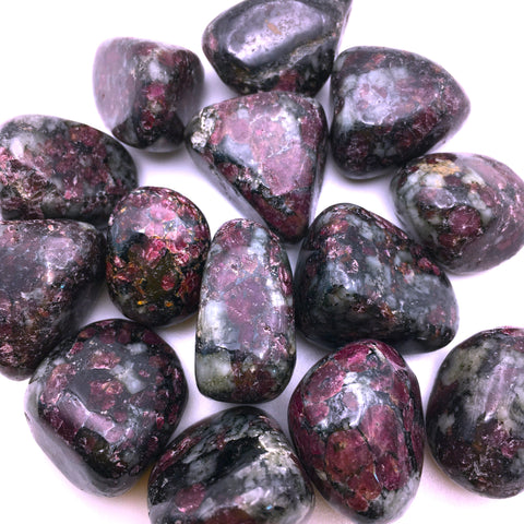 Black Eudialyte Tumbled