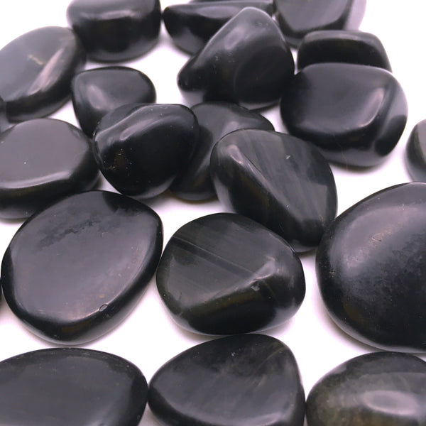 Rainbow Sheen Obsidian Tumbled