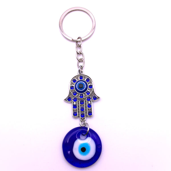Evil Eye Hamsa hand Keychain Car Keys Protection Lucky Charm Nazar