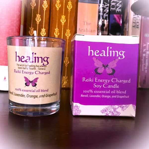 Healing Reiki Energy Charged Soy Candle