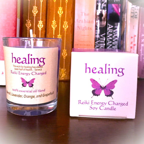 Healing Reiki Energy Charged Soy Candle