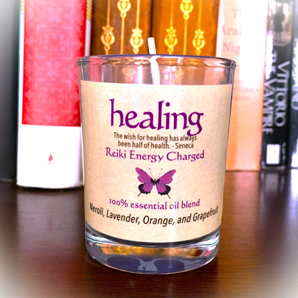 Healing Reiki Energy Charged Soy Candle