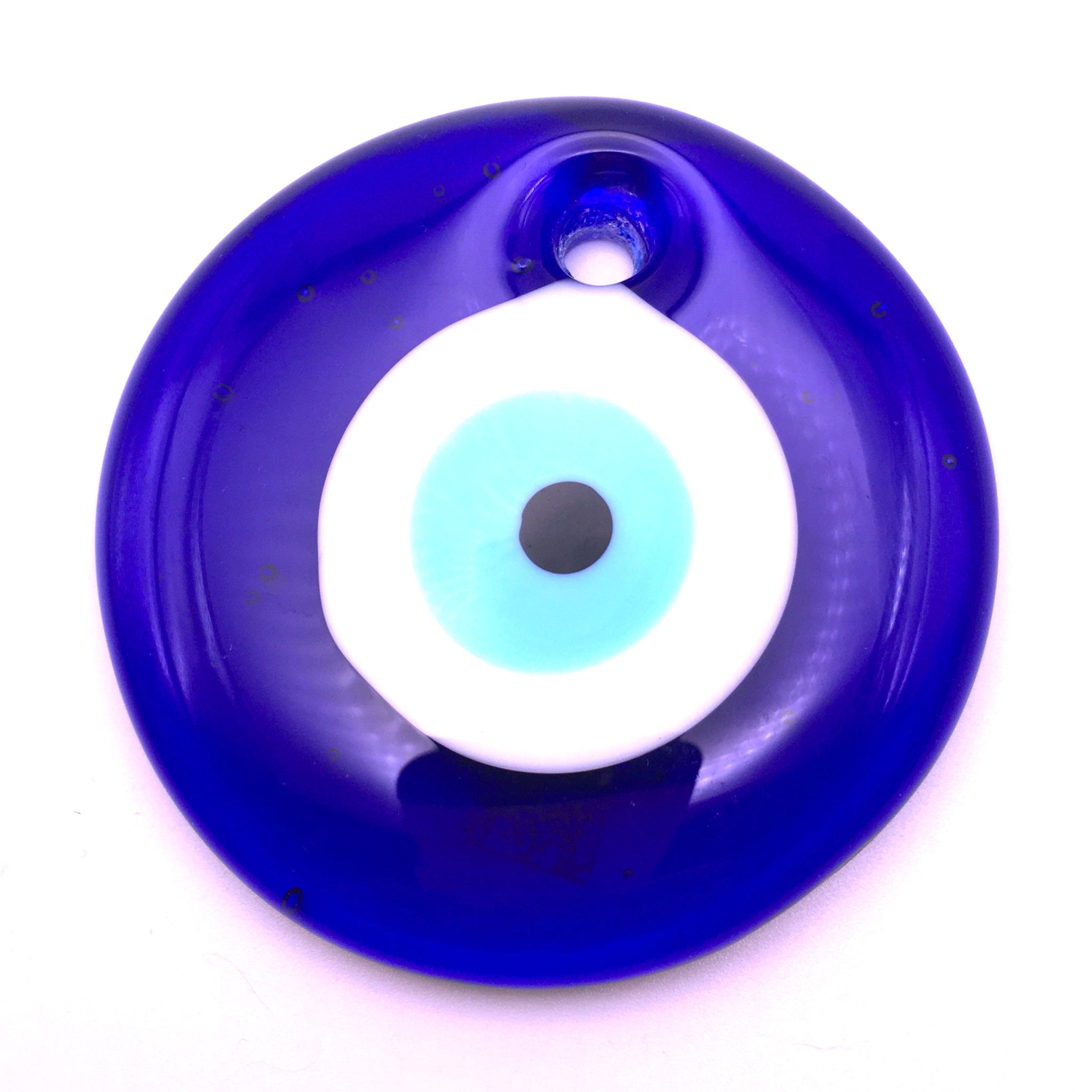 Evil Eye Glass Protection Amulet Charm Home decor wall hanging 3"