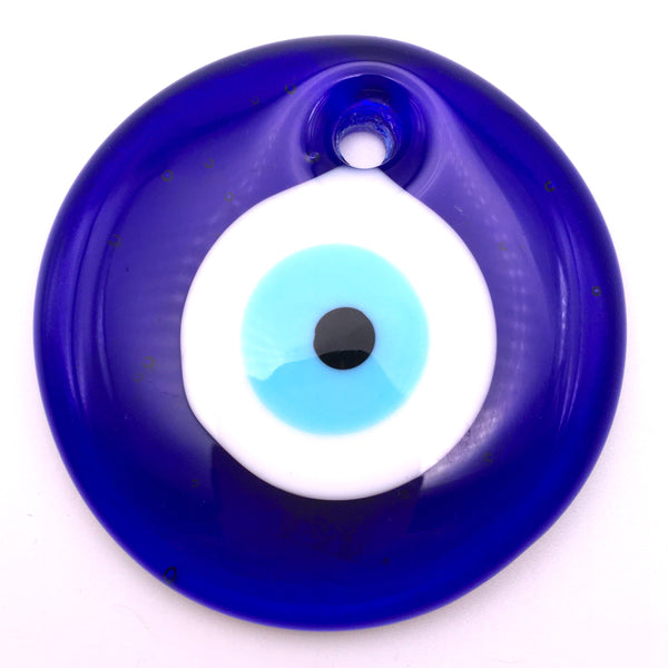 Evil Eye Glass Protection Amulet Charm Home decor wall hanging 3"
