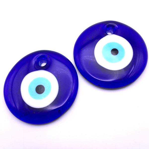 Evil Eye Glass Protection Amulet Charm Home decor wall hanging 3"