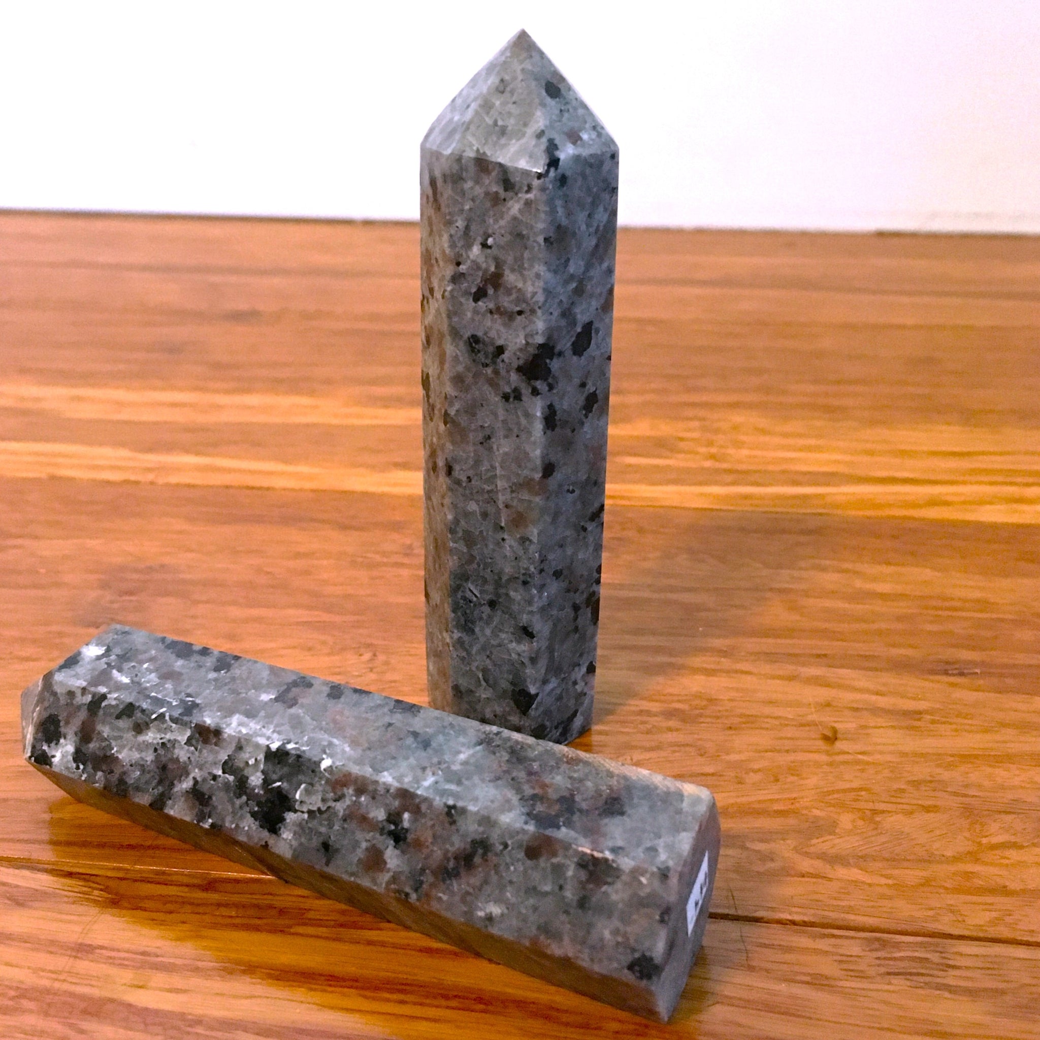 Yooperlite Hexagonal Point Tower-Obelisk