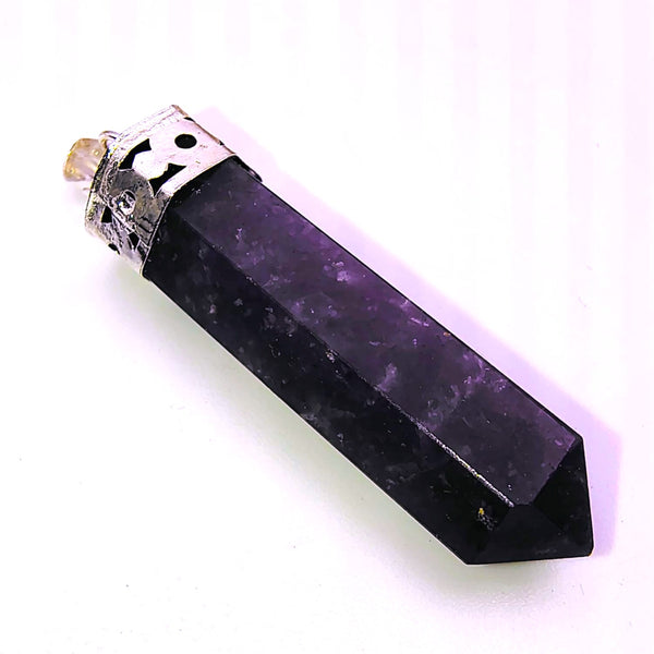 Lepidolite Cap Pencil Pendant