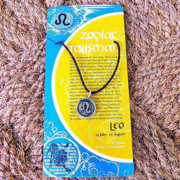 Zodiac Talisman Leo Pendant Necklace