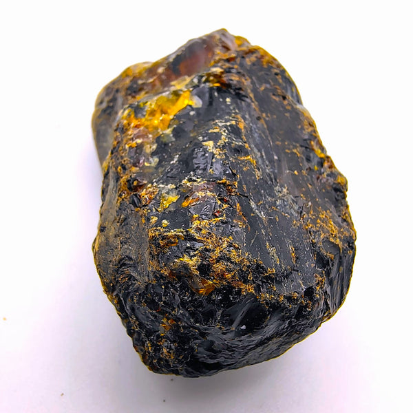 Blue Amber Raw Piece Fluorescent From Indonesia