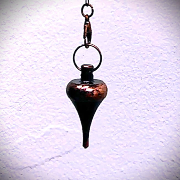 Bronze Metal Copper Point Pendulum Dowsing
