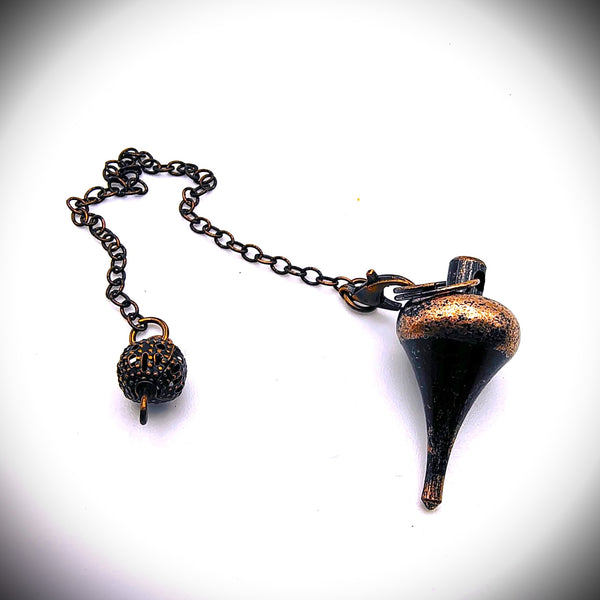 Bronze Metal Copper Point Pendulum Dowsing
