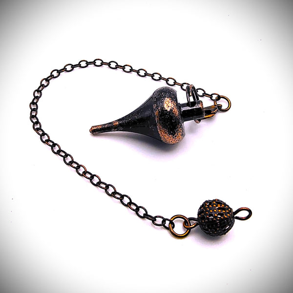 Bronze Metal Copper Point Pendulum Dowsing