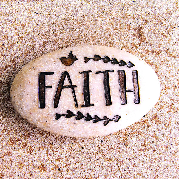 Angel Stone Inspirational Pocket Stone FAITH - Stronger Together
