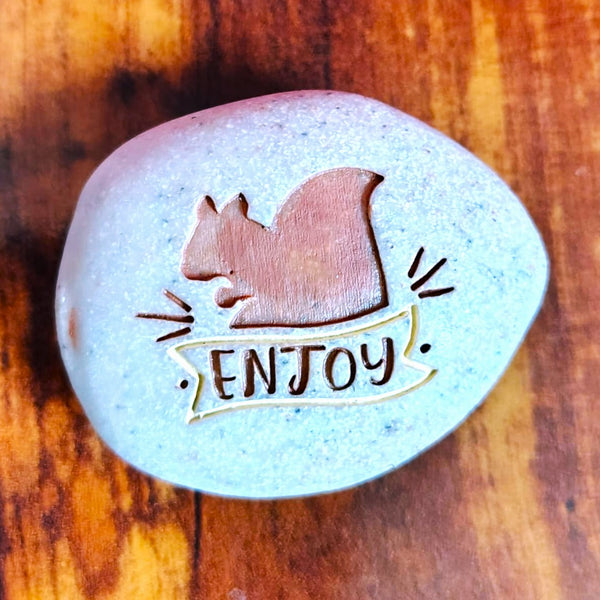 Expedition Stone "ENJOY - Ready For Adventure" Kindness Rock