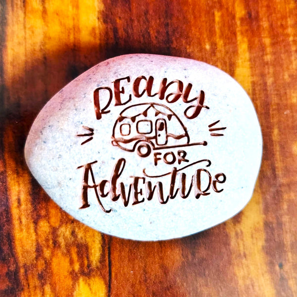 Expedition Stone "ENJOY - Ready For Adventure" Kindness Rock