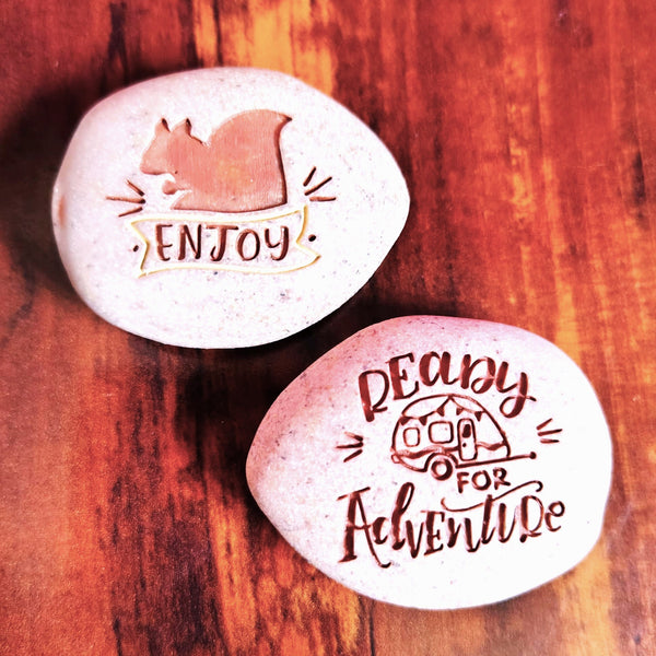 Expedition Stone "ENJOY - Ready For Adventure" Kindness Rock
