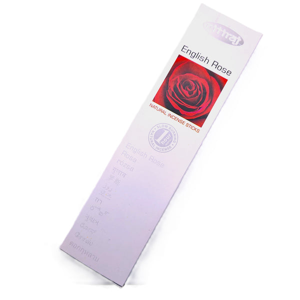 Nitiraj Premium ENGLISH ROSE Natural Bamboo Incense Sticks 25 grams