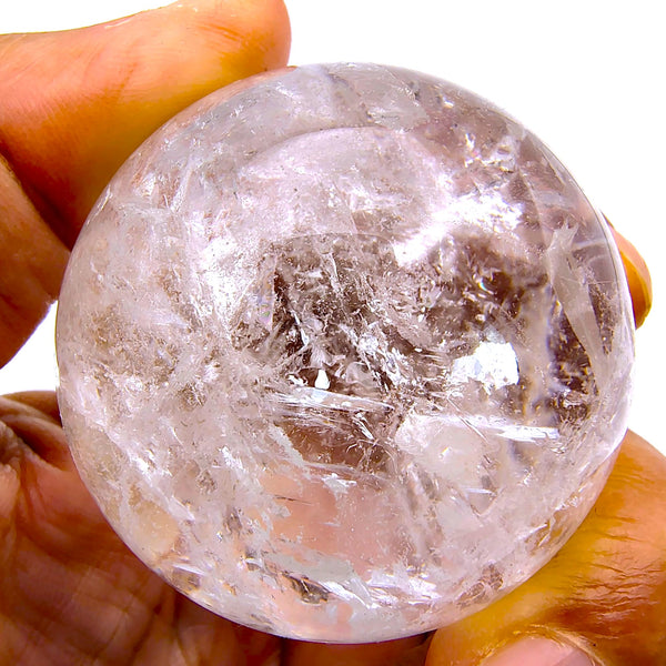 Sphere Clear Quartz Crystal Tumbled