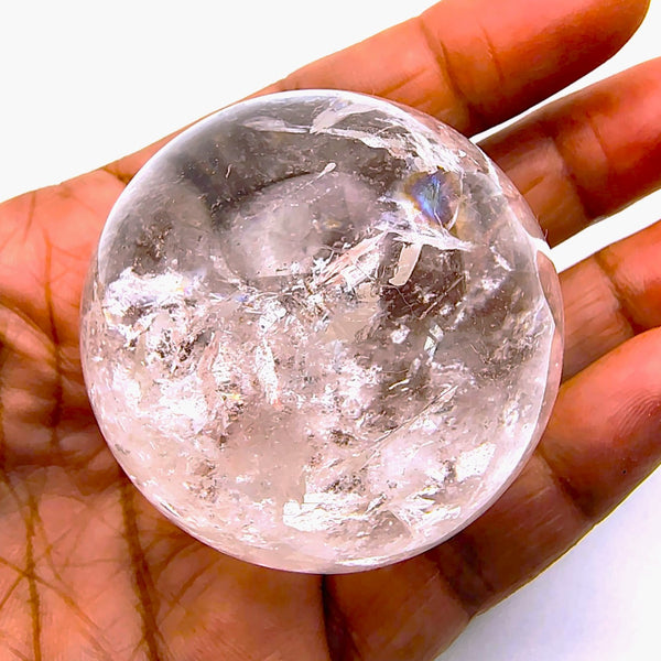 Sphere Clear Quartz Crystal Tumbled