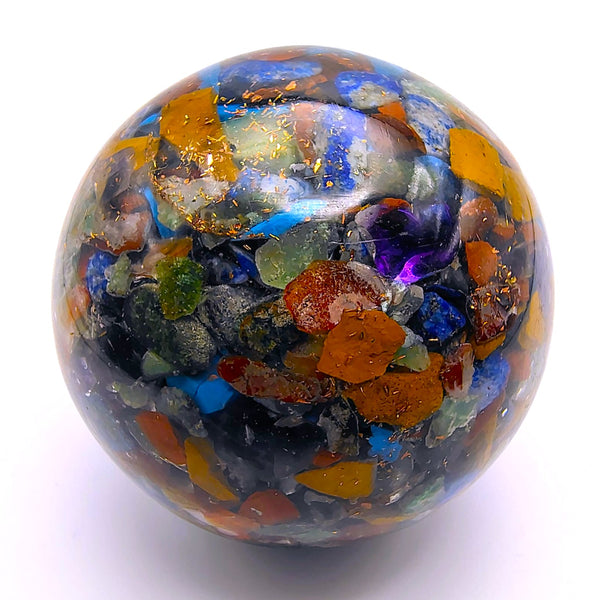 Orgonite Sphere Crystal Tumbled