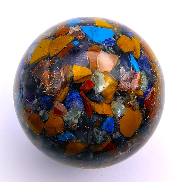 Orgonite Sphere Crystal Tumbled