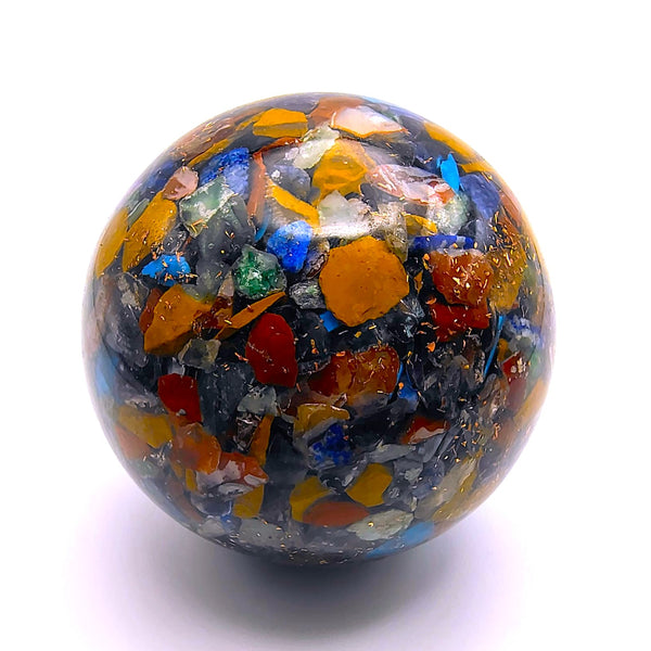 Orgonite Sphere Crystal Tumbled