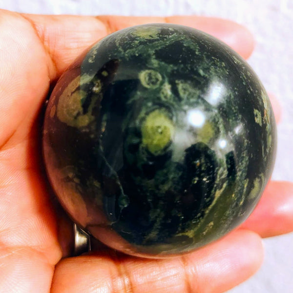 Kambaba Jasper Sphere Crystal Tumbled