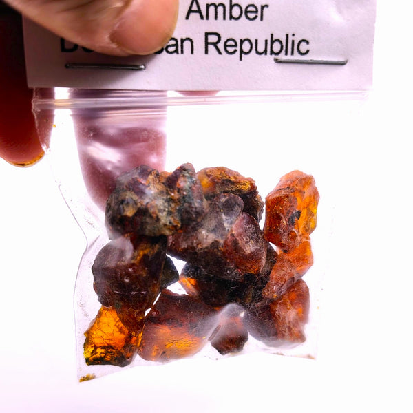 Fossil Amber Raw small bag Dominican Republic