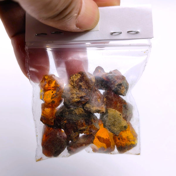 Fossil Amber Raw small bag Dominican Republic