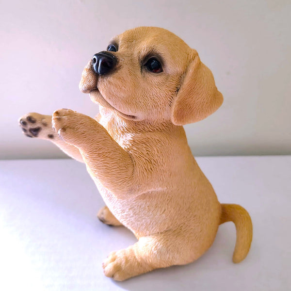 Realistic Dog Labrador Puppy Home Decor Figurine