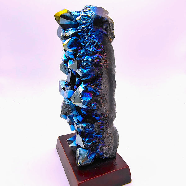 Aura Rainbow Amethyst Cluster