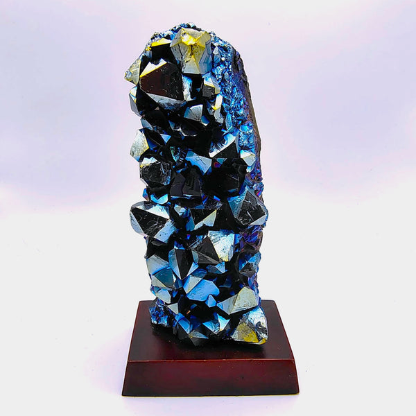 Aura Rainbow Amethyst Cluster
