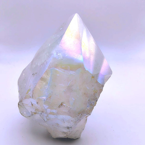 Point Angel Aura Quartz Crystal Tumble