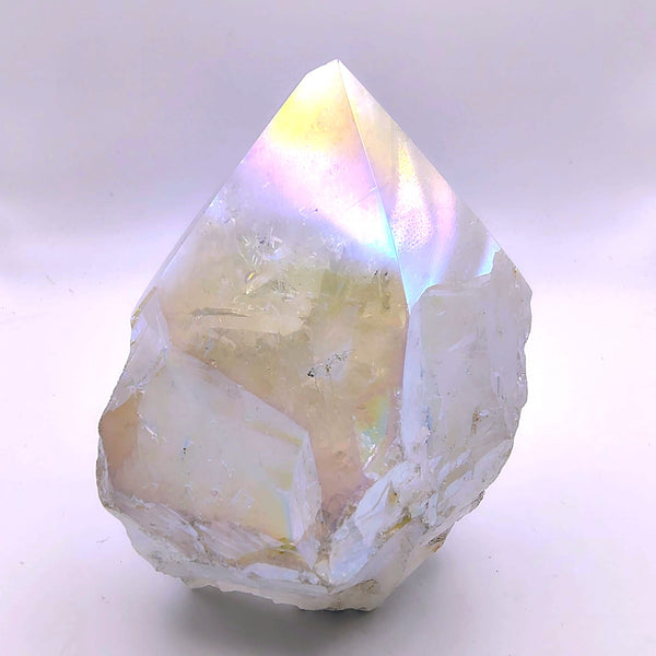 Point Angel Aura Quartz Crystal Tumble