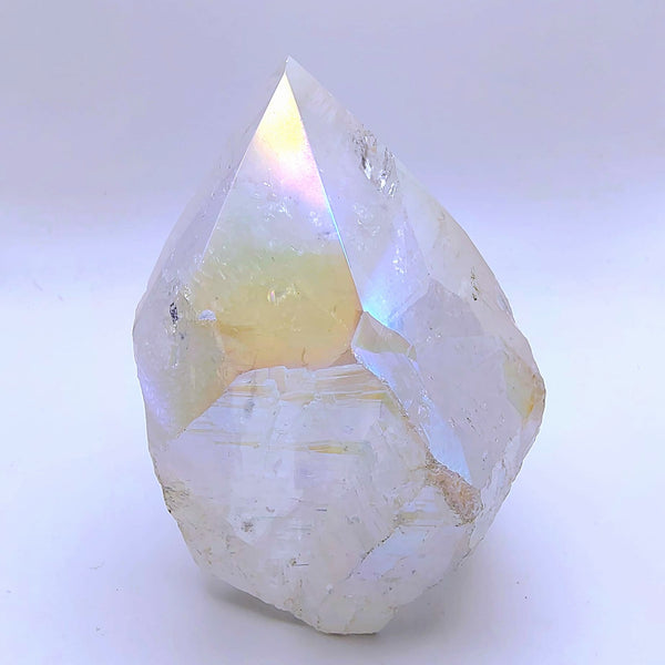 Point Angel Aura Quartz Crystal Tumble