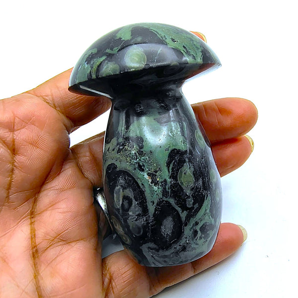 Kambaba Jasper Mushroom Crystal Tumbled 3"
